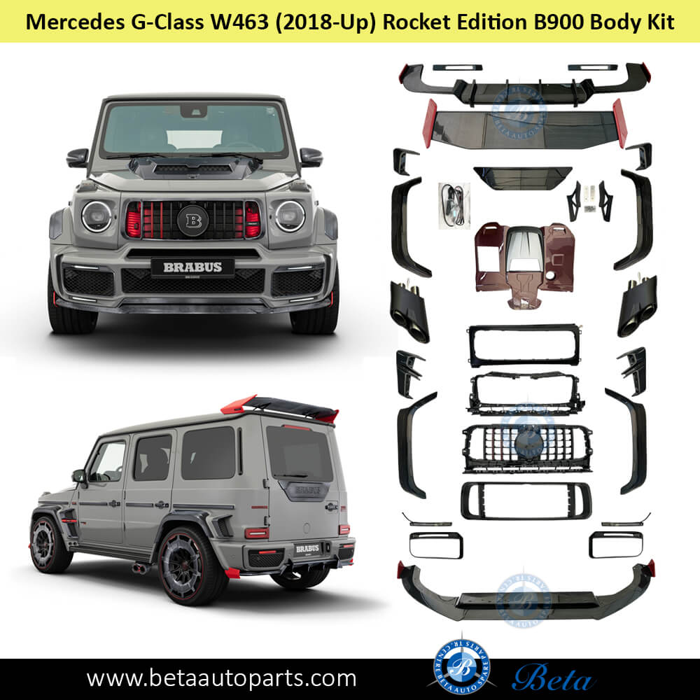 Rocket Edition B900 Body Kit Dry Carbon for Mercedes G-Class W463 2018-Up models Rocket Edition B900 Body Kit Dry Carbon for Mercedes G-Class W463 2018-Up models